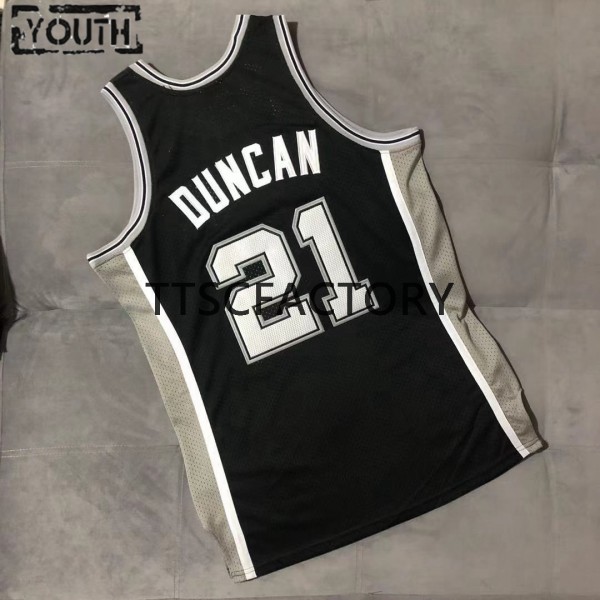 San Antonio Spurs Trikot DUNCAN 21 Retro 2001-02 Mitchellness Schwarz Swingman - Kinder San Antonio Spurs Trikot DUNCAN 21 Retro 2001-02 Mitchellness Schwarz Swingman - Kinder